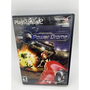Powerdrome (Sony PlayStation 2 PS2, 2004) Complete CIB - TESTED